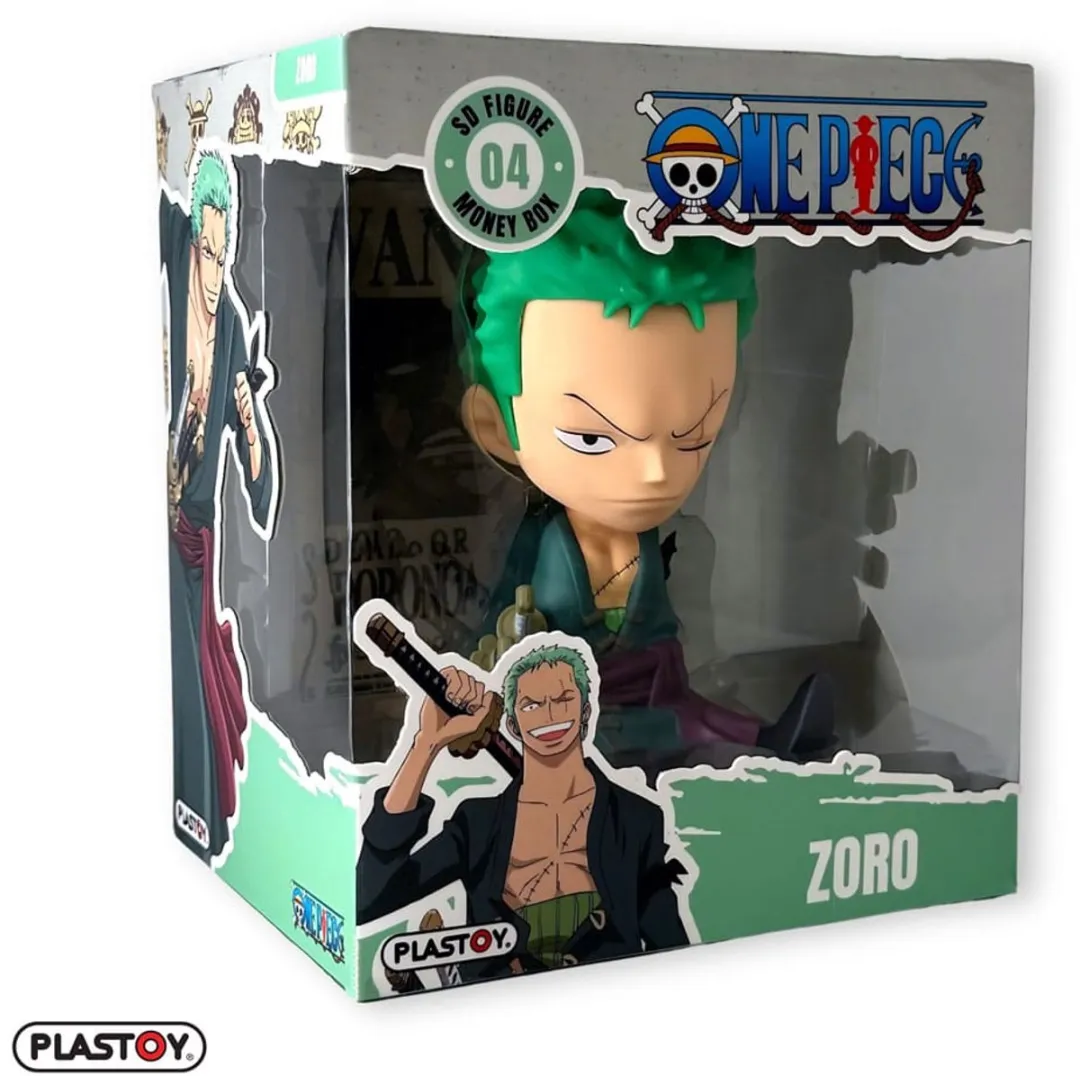 Plastoy One Piece Zoro Spaarpot - Veelkleurig