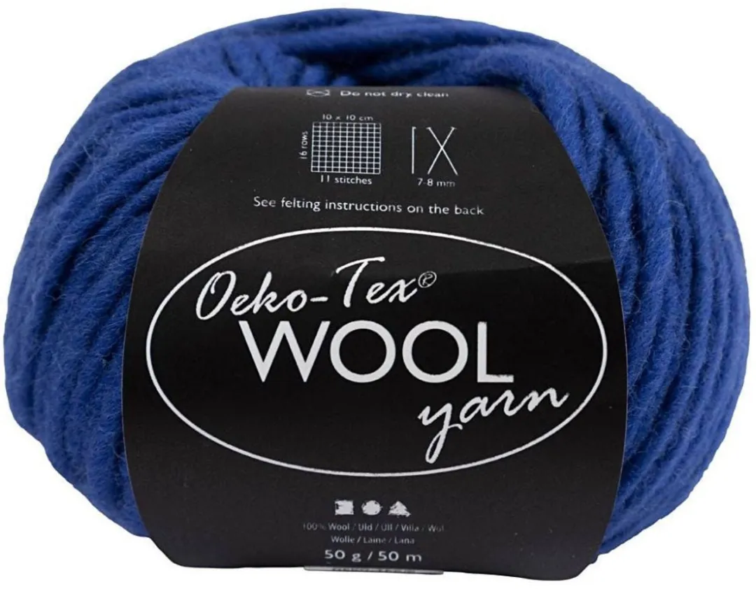 Creativ Company Wolgaren Blauw