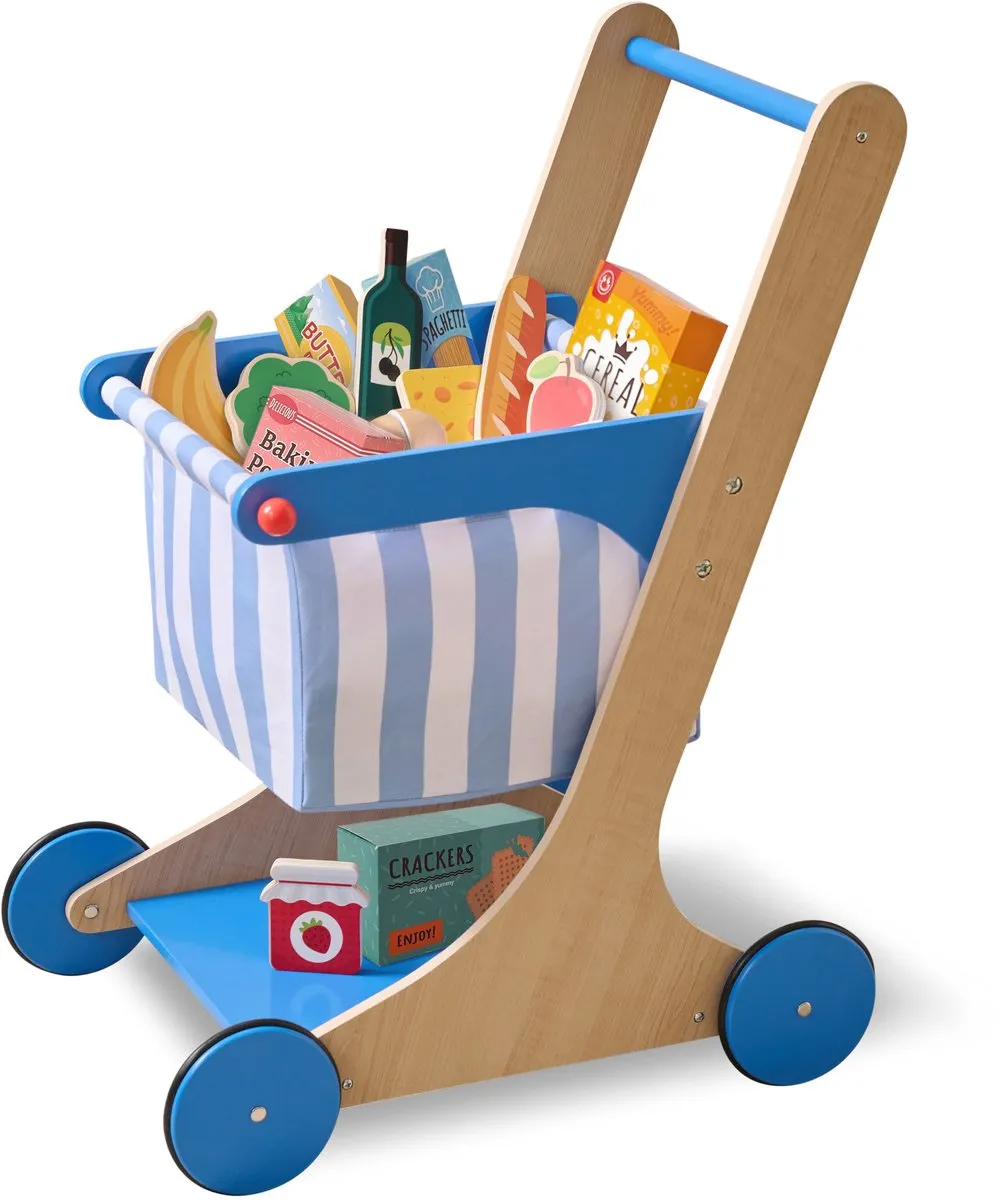 Teamson Kids Houten Winkelwagen Speelgoed