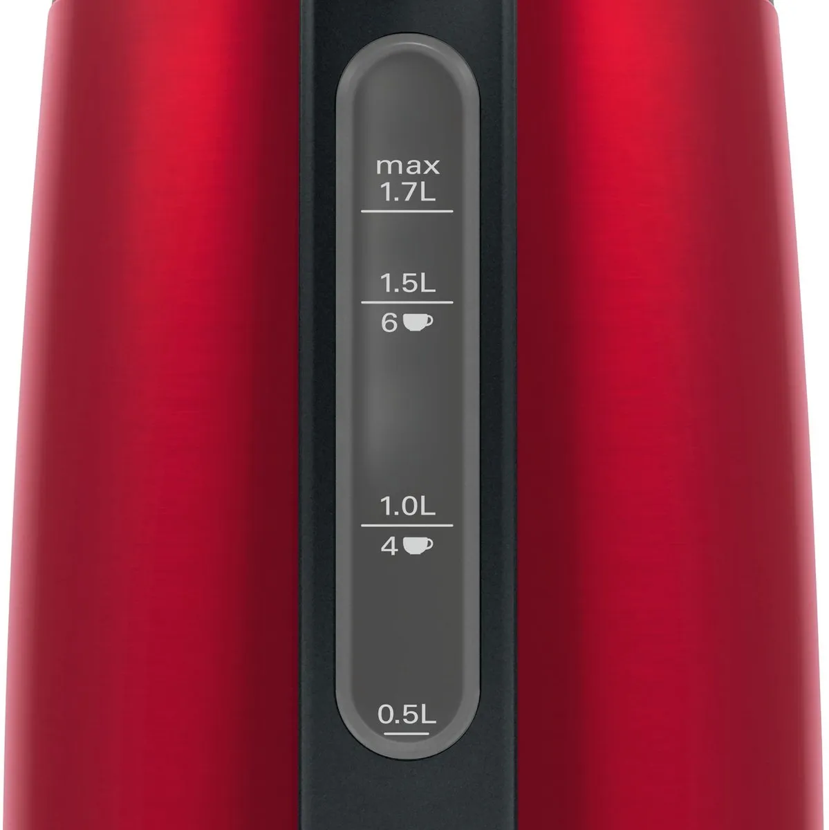 Bosch TWK3P424 Waterkoker 1.7L 2400W - Rood/Zwart