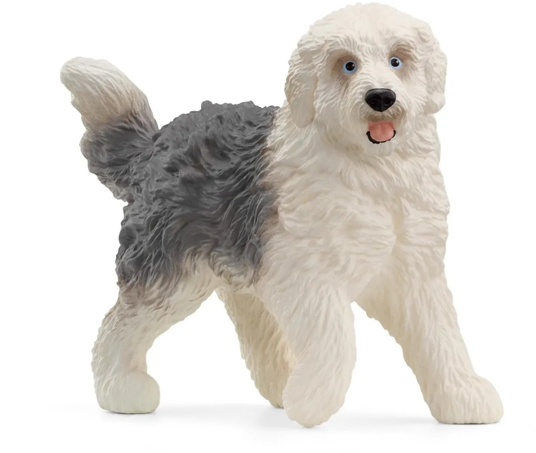 Schleich FARM WORLD Bobtail 13968 - Wit/Grijs