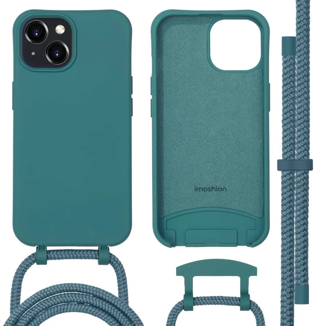 Imoshion iPhone 15 Hoesje Donkergroen - MagSafe
