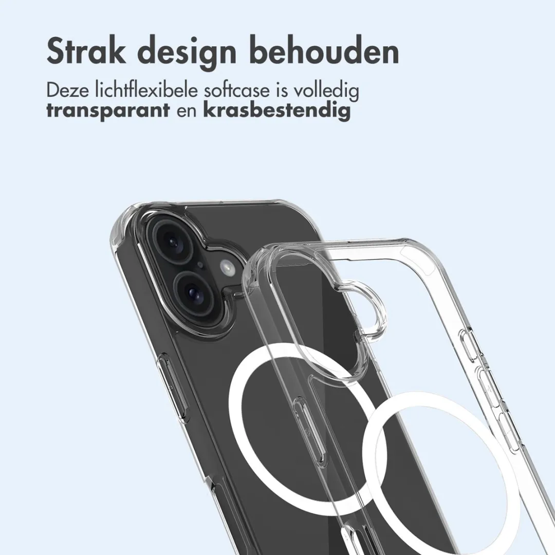 Imoshion Hoesje iPhone 16 Plus - Transparant MagSafe - afbeelding 6 van 6