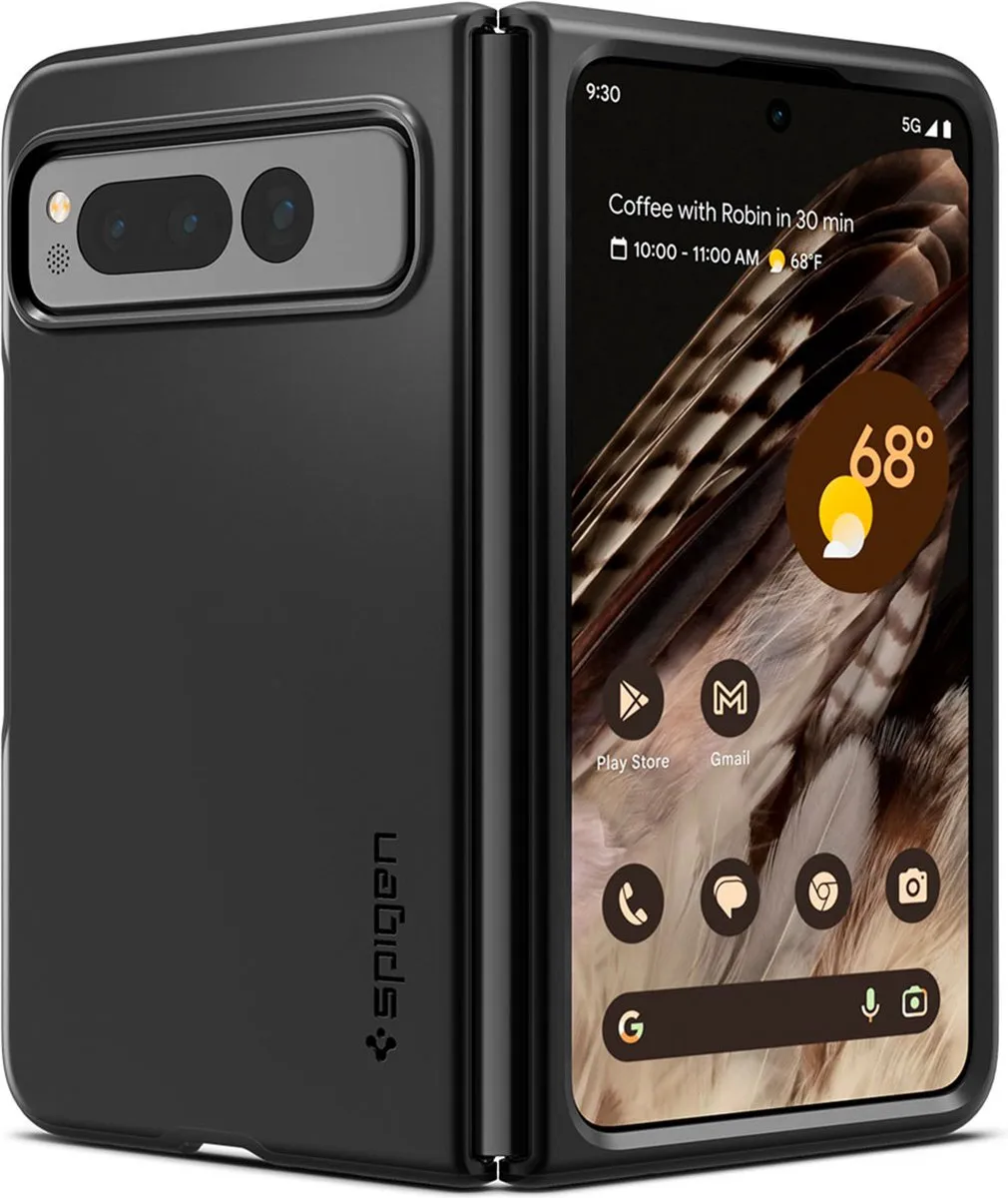 Spigen Thin Fit Hoesje ACS05919 Google Pixel Fold - Zwart