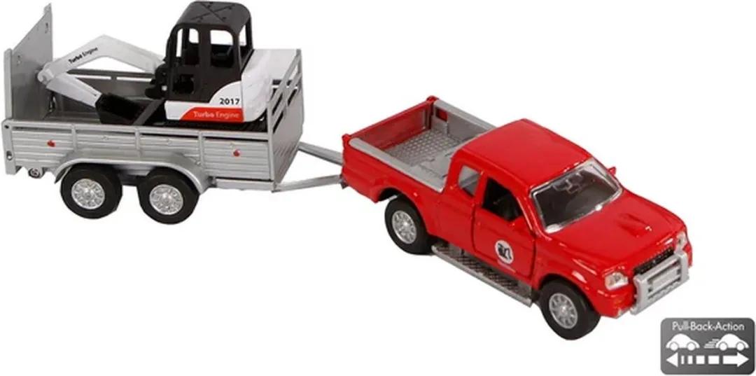 Kids Globe Mitsubishi Minigraver Die-cast 27cm - 3x AAA