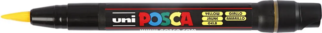 Posca Uni Penseel F350 Geel