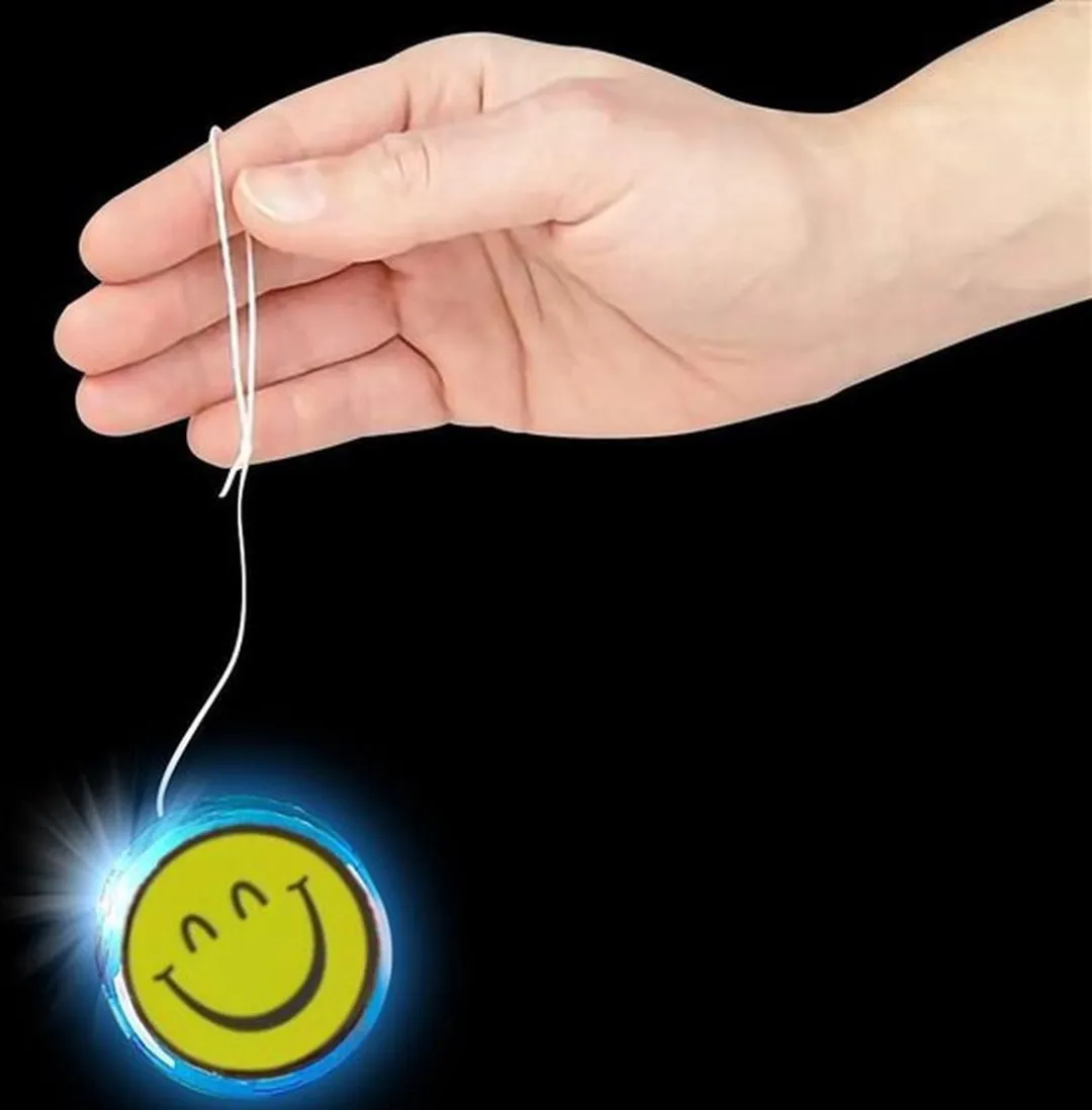 Funny Toys Jojo Smile Groen - Jo-Jo met LED licht en knipperende lampjes