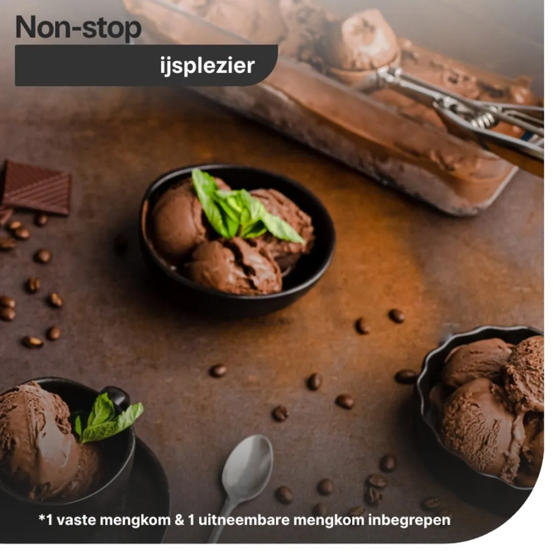 Magimix Gelato Expert 11680NL IJsmachine - 4 Programma's - Zilver/Transparant