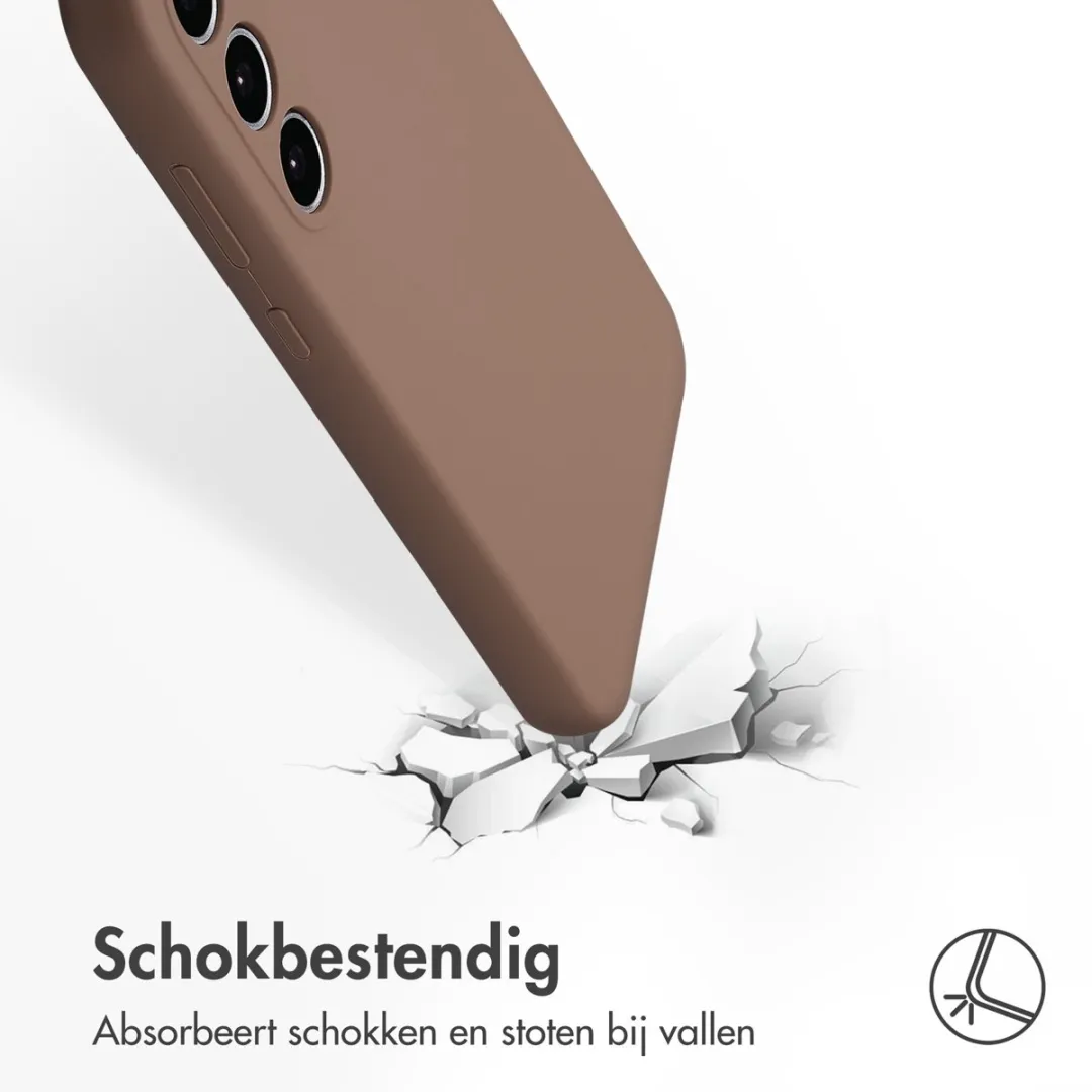 Accezz Hoesje Samsung Galaxy A35 Lichtbruin - SH00080592