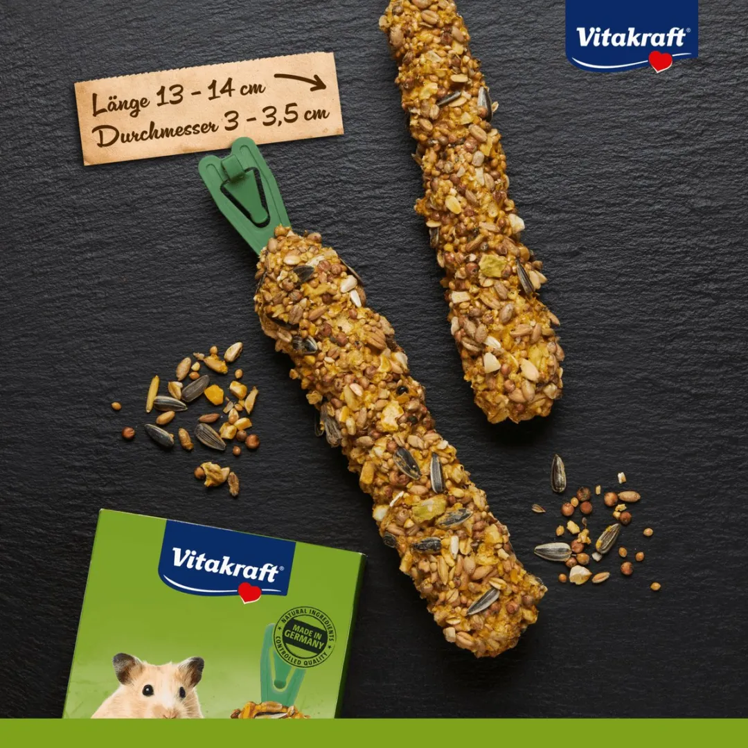 Vitakraft Kräcker Original Hamster - Honing & Spelt - 20 Stuks