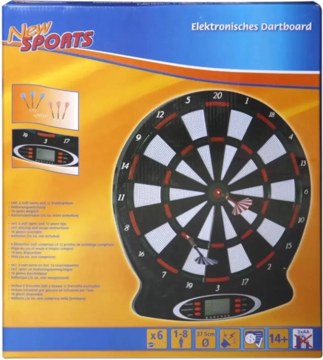 NSP Elektronisches Dartboard, 18 Spiele