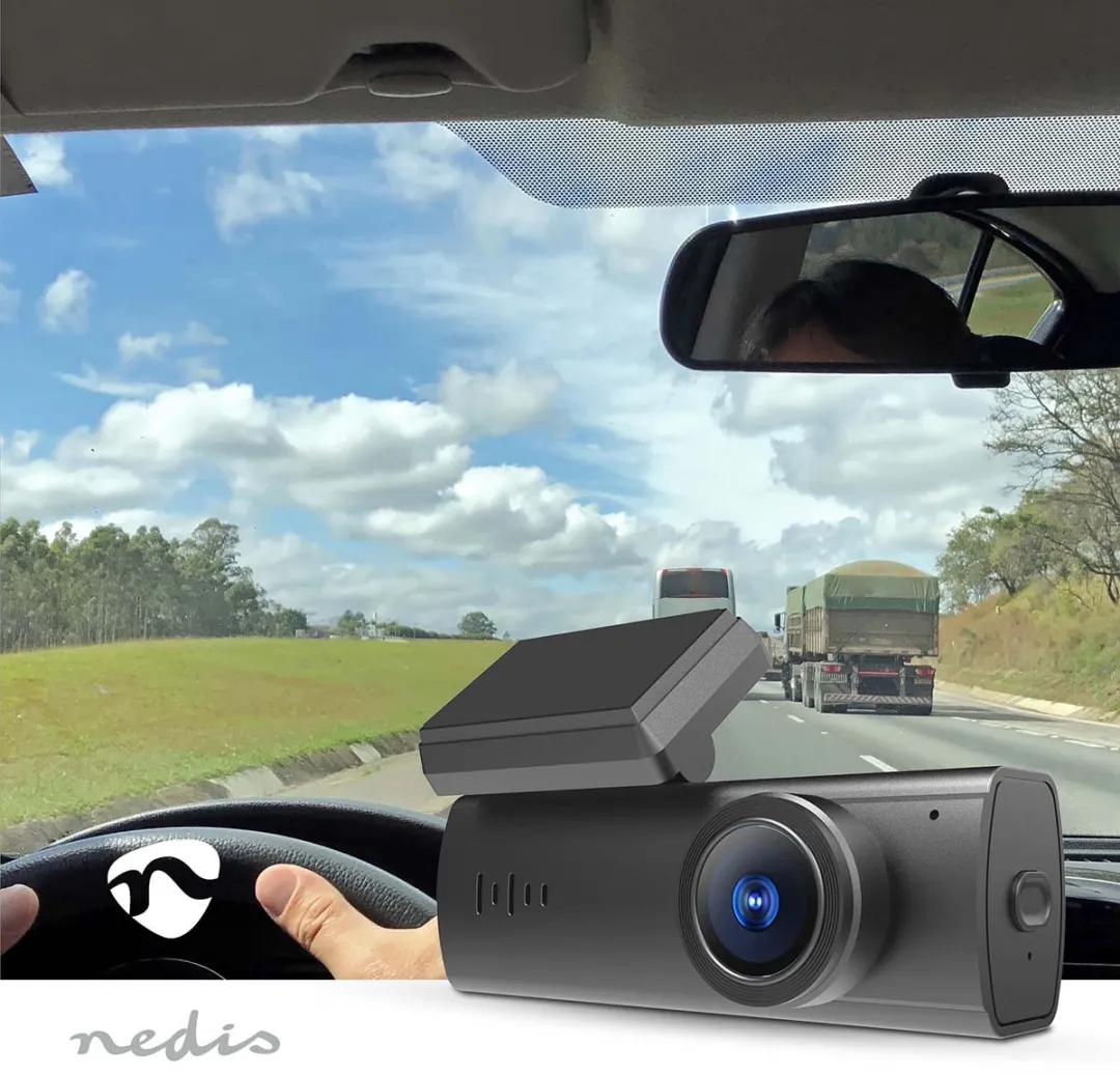 Nedis DCAM1024BK Dashcam Full HD 1080p - 150° - Zwart
