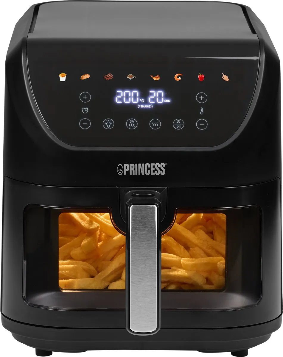 Princess 182257 SlimFry Airfryer 8L - 2000W - Zwart