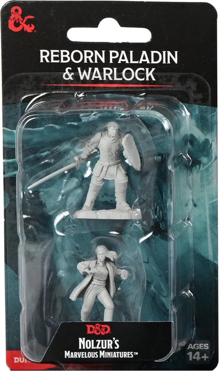 Wizkids D&D Nolzur's Marvelous Miniatures Reborn Paladin & Warlock