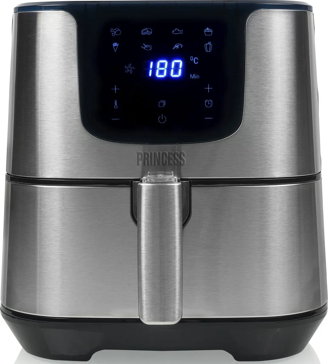 Princess Digital Airfryer Deluxe XXL 182060 - 5.5L - 1700W - Zwart/RVS