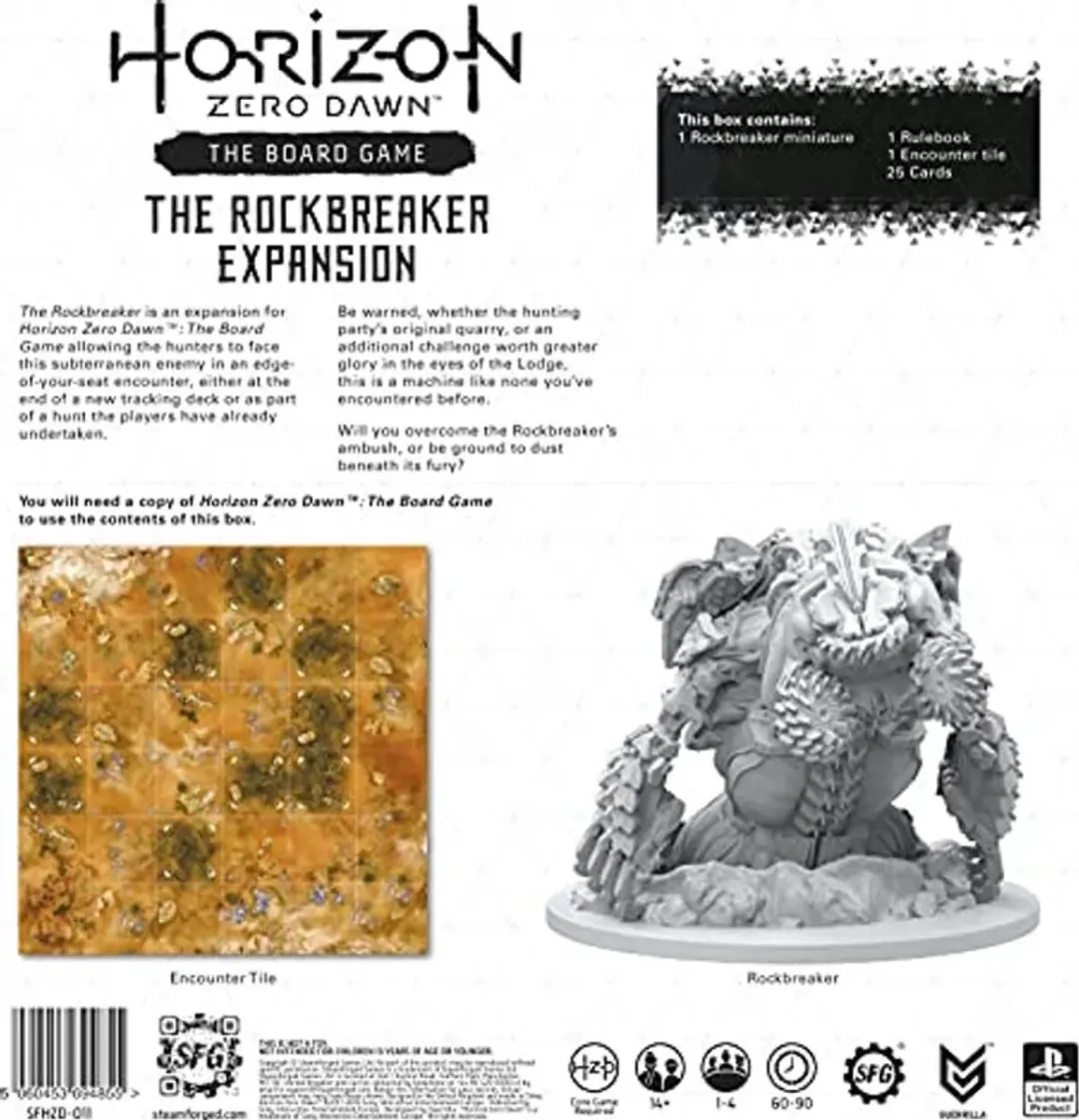 Steamforged Games Horizon Zero Dawn Rockbreaker Expansion SFHZD-011