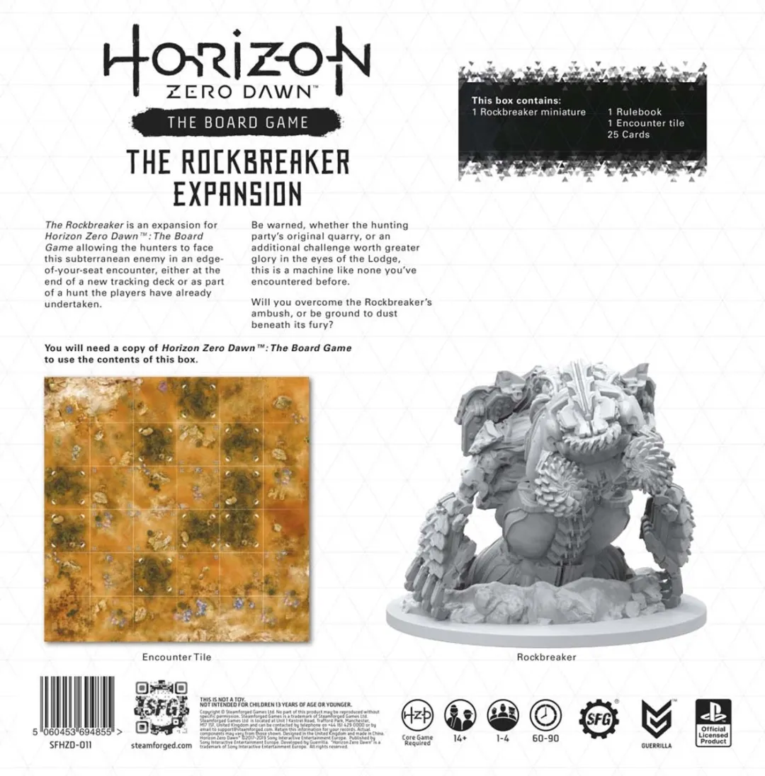 Steamforged Games Horizon Zero Dawn Rockbreaker Expansion SFHZD-011