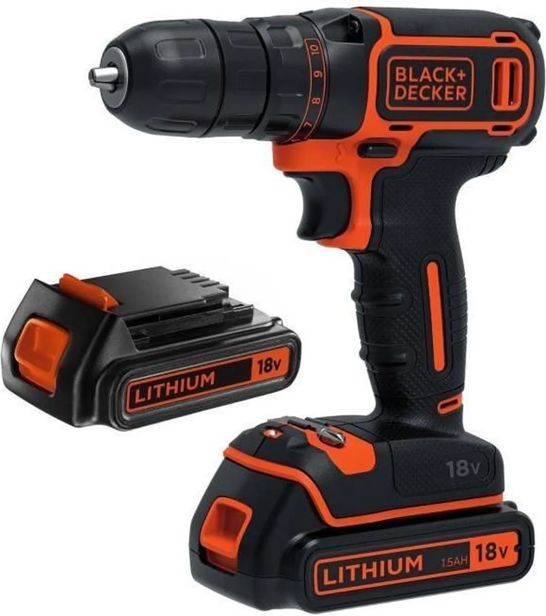 BLACK+DECKER BDCDC18B-QW Schroef-/boormachine