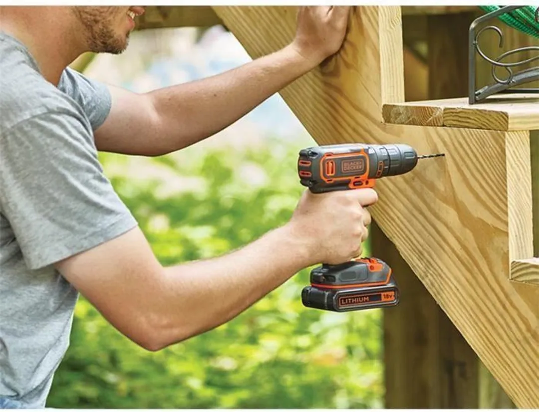 BLACK+DECKER BDCDC18B-QW Schroef-/boormachine - 18V - 2x 1,5Ah