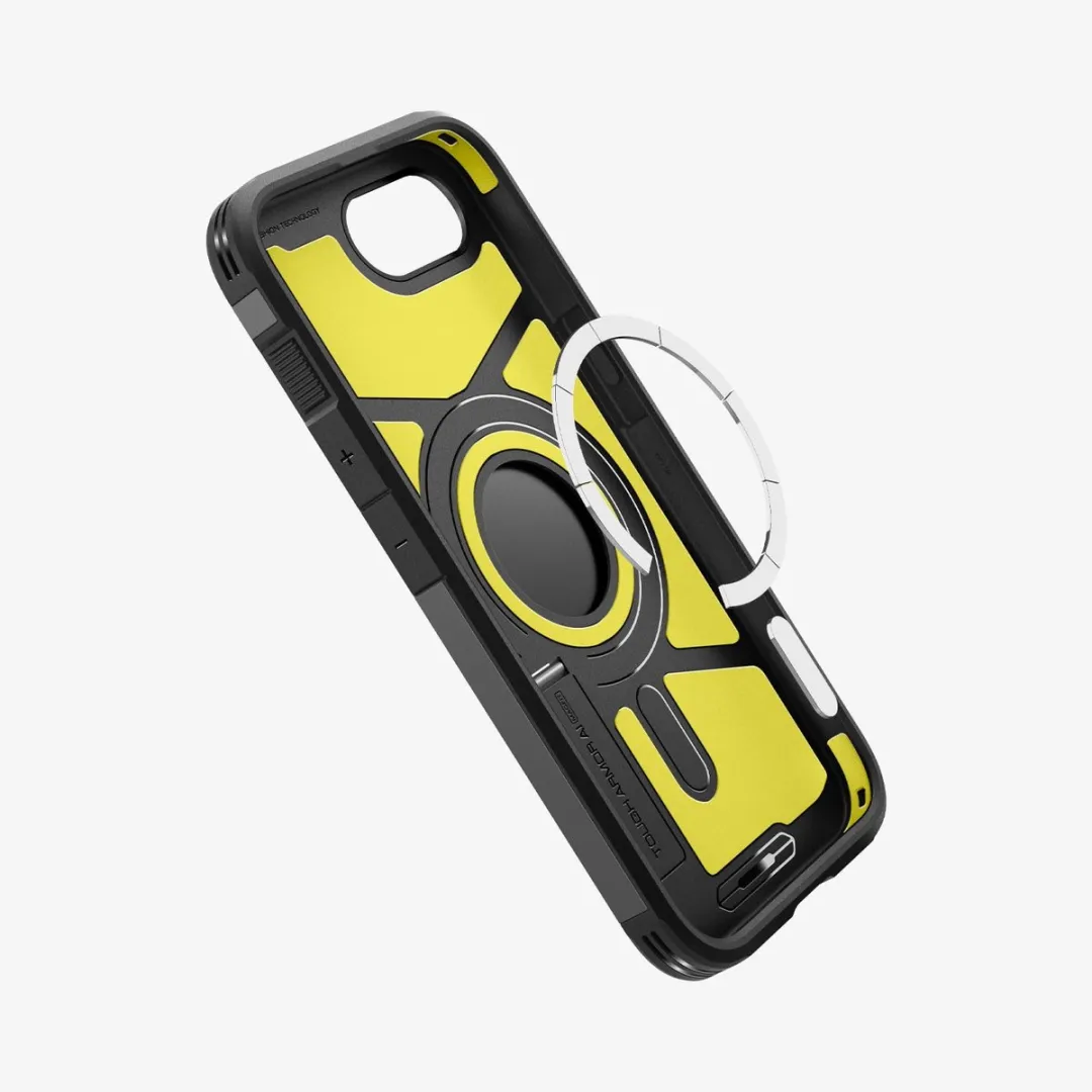 Spigen Tough Armor MagFit ACS09137 Hoesje - iPhone 16e - Zwart - afbeelding 6 van 6