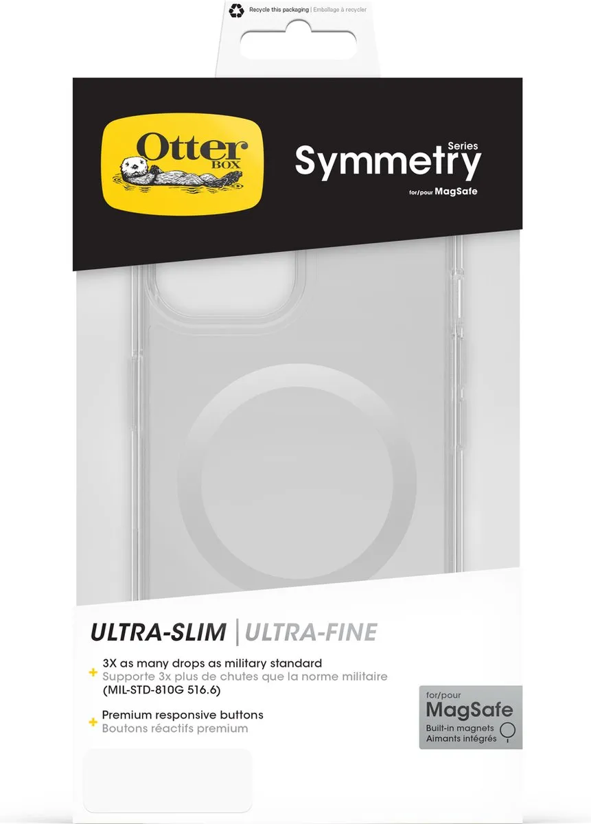 OtterBox Symmetry MagSafe Case 77-93109 - Transparant