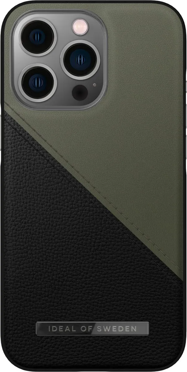 iDeal of Sweden iPhone 13 Pro Fashion Case - Onyx Black Khaki - afbeelding 3 van 5