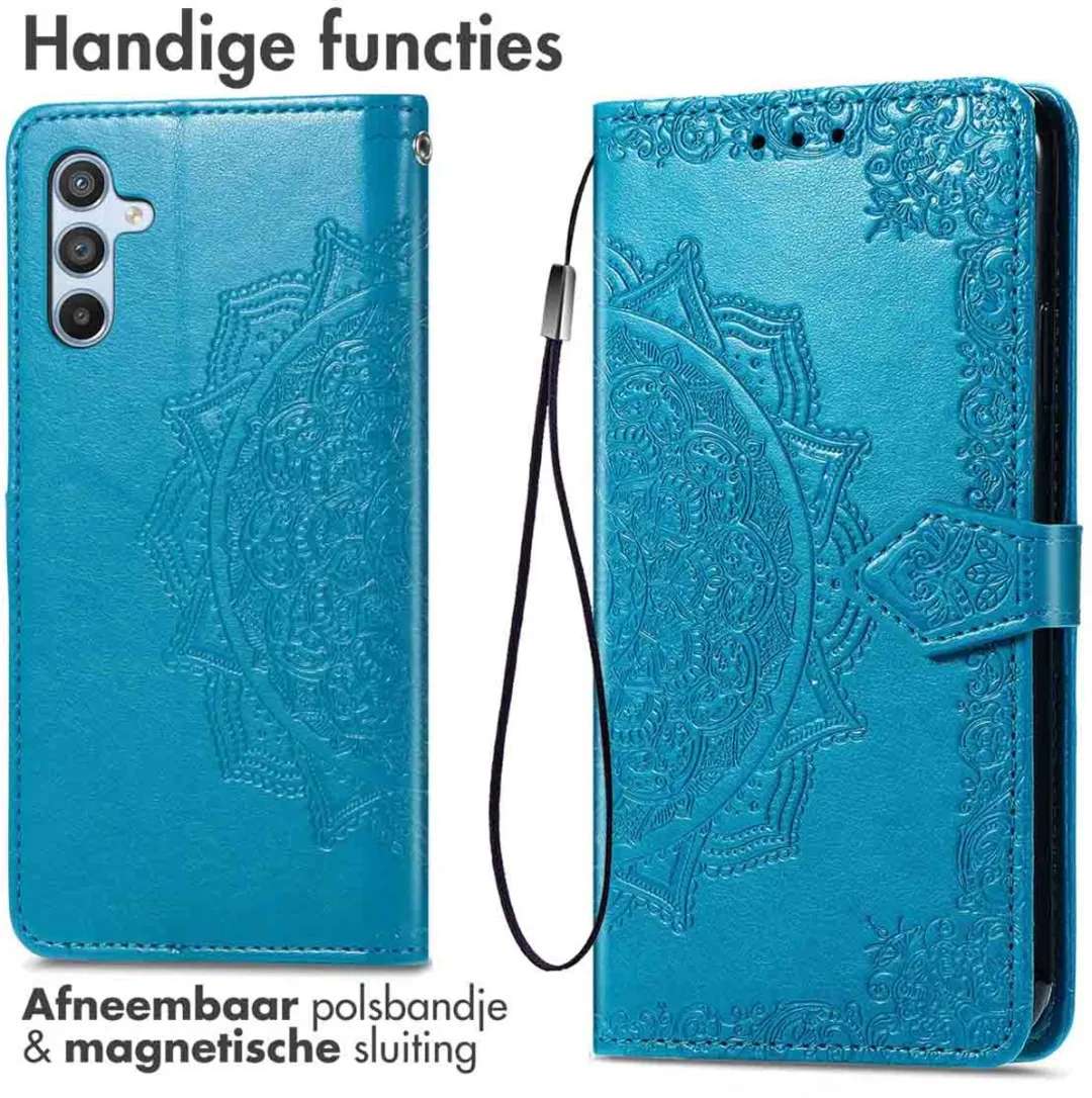 Imoshion Mandala Bookcase Hoesje Samsung Galaxy A26 - Turquoise
