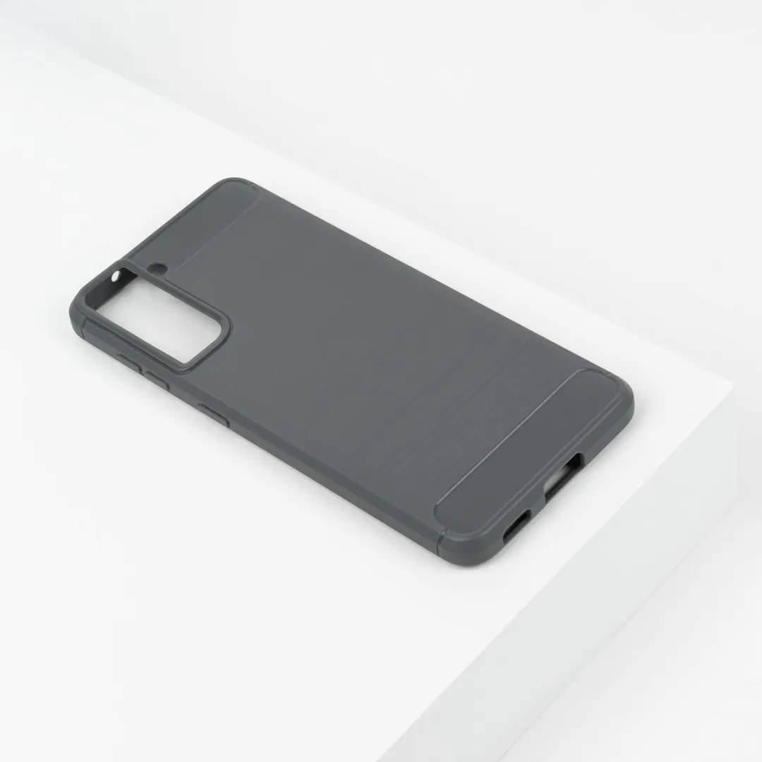 BMAX Carbon Soft Case Samsung Galaxy S21 Plus - Grijs