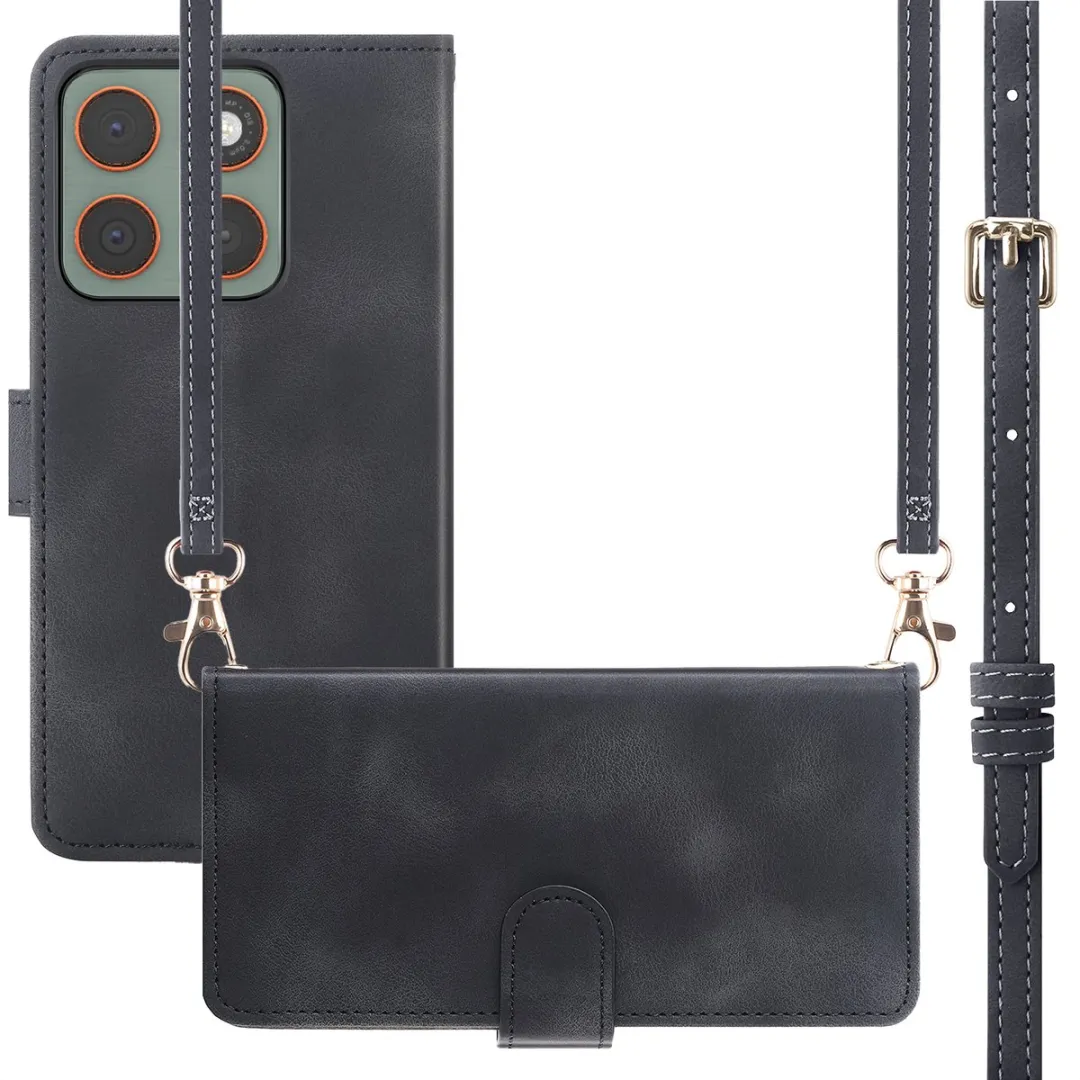 Imoshion Hoesje Motorola Edge 70 - Bookcase 3 Stuks - Zwart