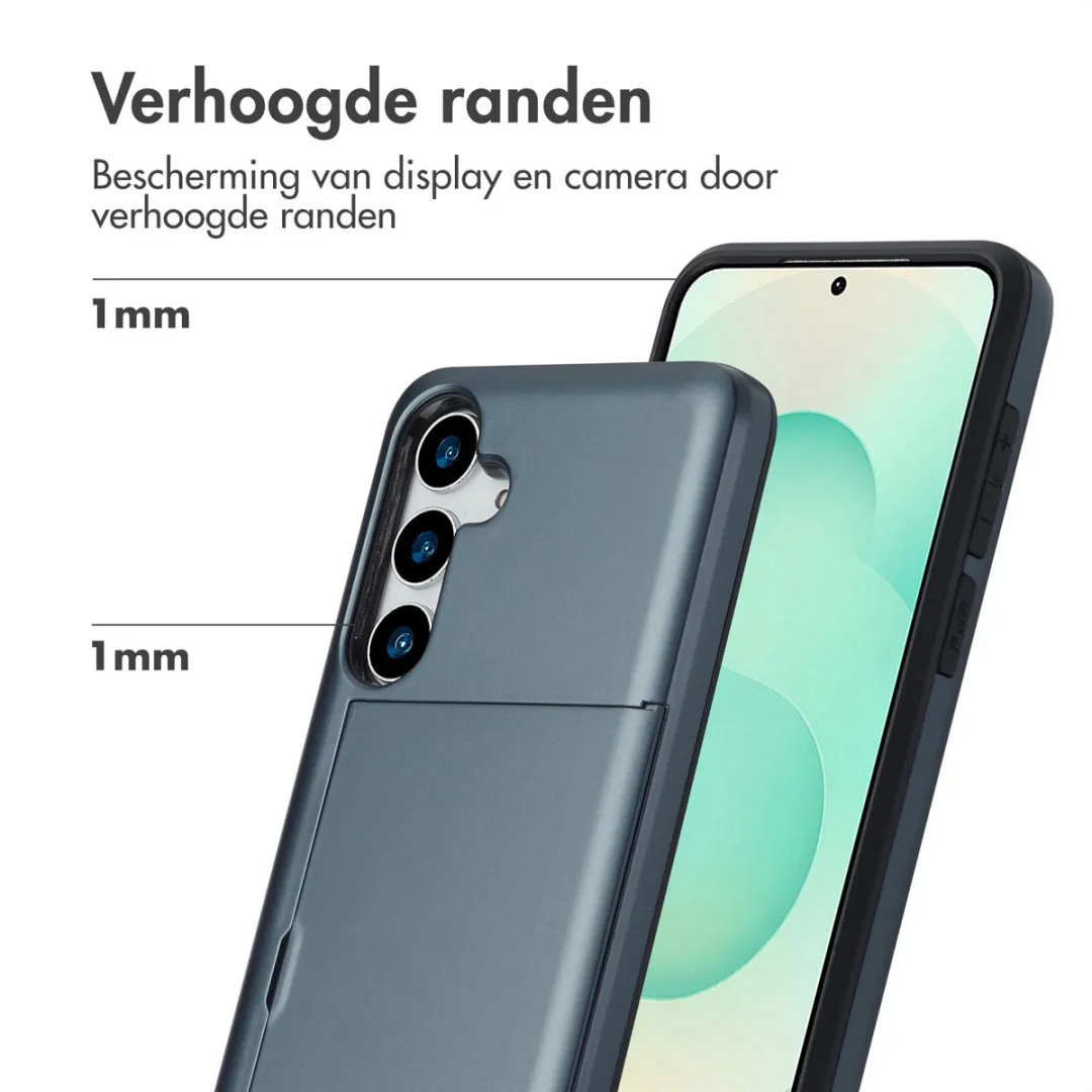 Imoshion Hoesje Samsung Galaxy S25 Plus - Donkerblauw - 2 Pasjes