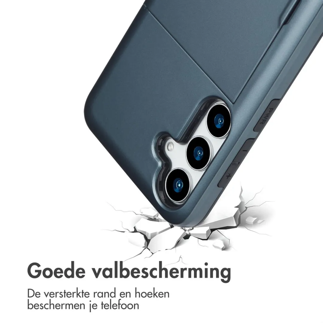 Imoshion Hoesje Samsung Galaxy S25 Plus - Donkerblauw - 2 Pasjes