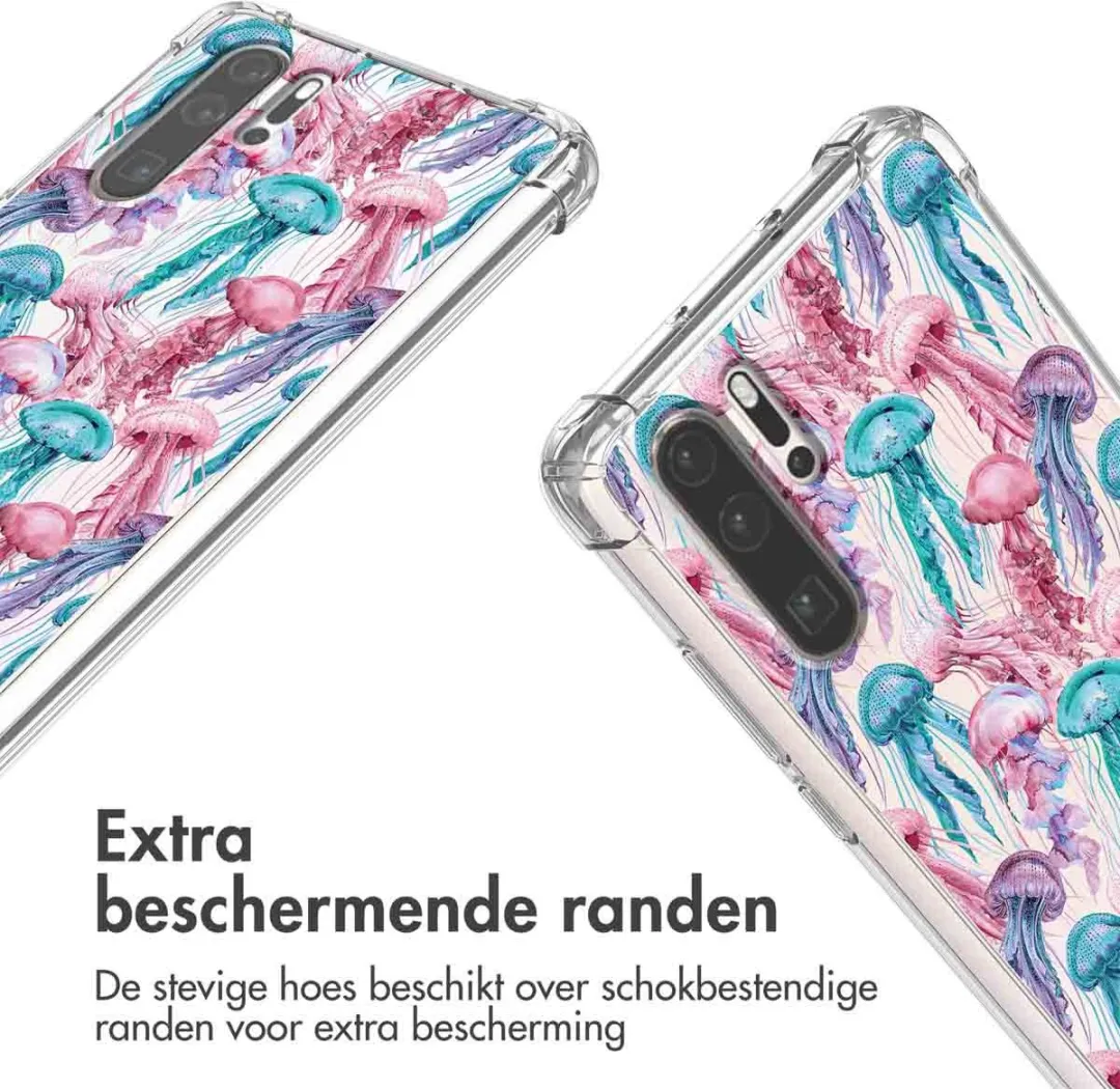 Imoshion Huawei P30 Pro Hoesje - Jellyfish Watercolor