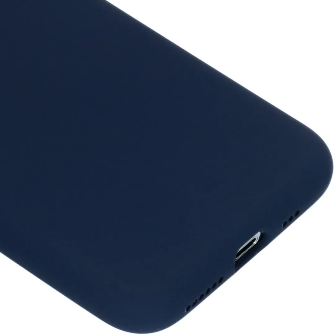 Accezz Hoesje iPhone Xs Donkerblauw - SH00003584