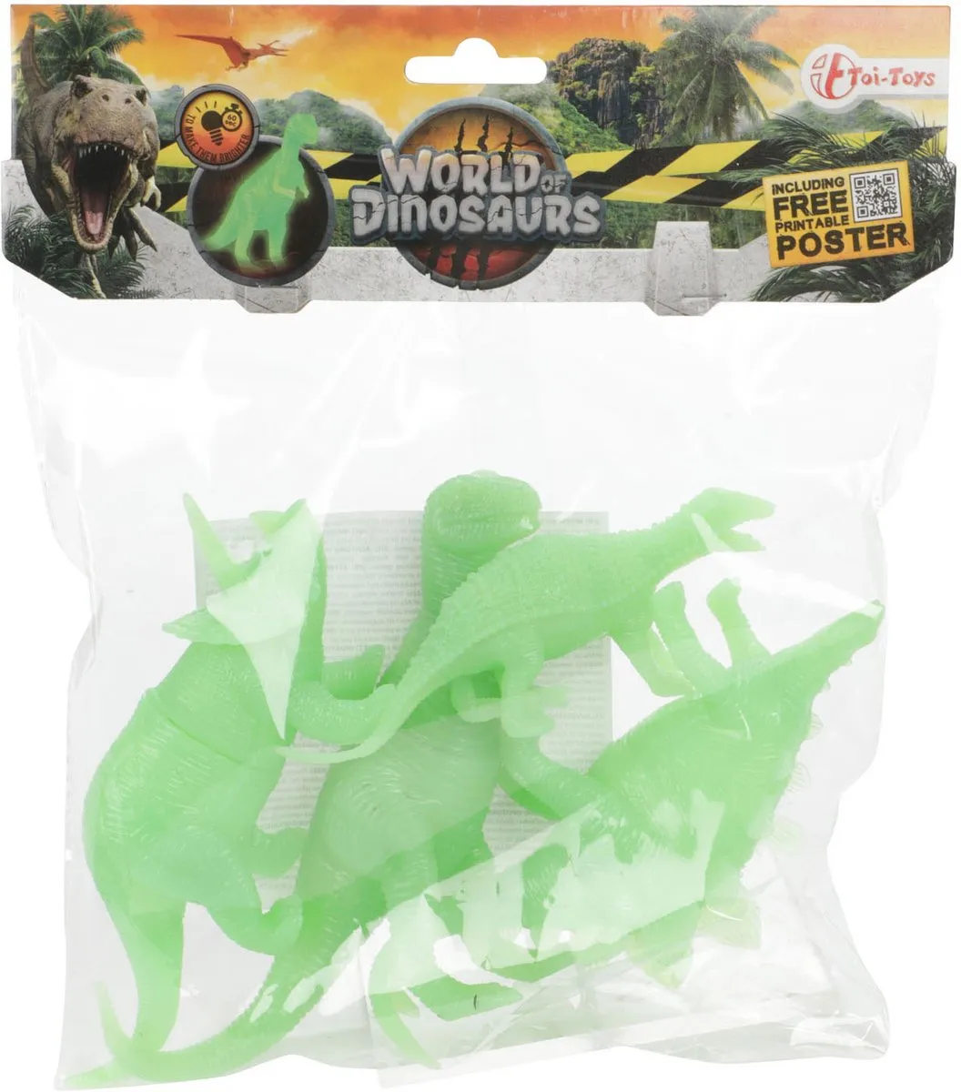 Toi-Toys World Of Dinosaurs Speelfiguren 4 Stuks