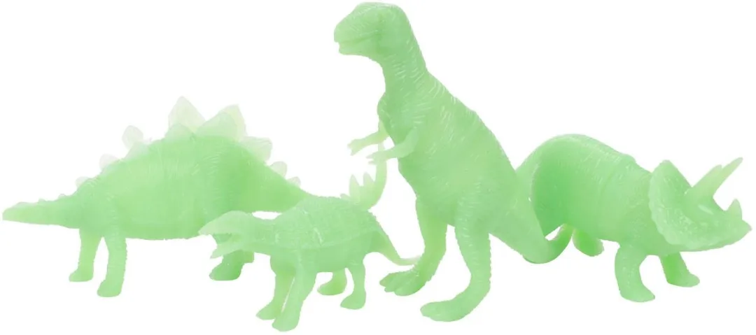 Toi-Toys World Of Dinosaurs Speelfiguren 4 Stuks - Groen