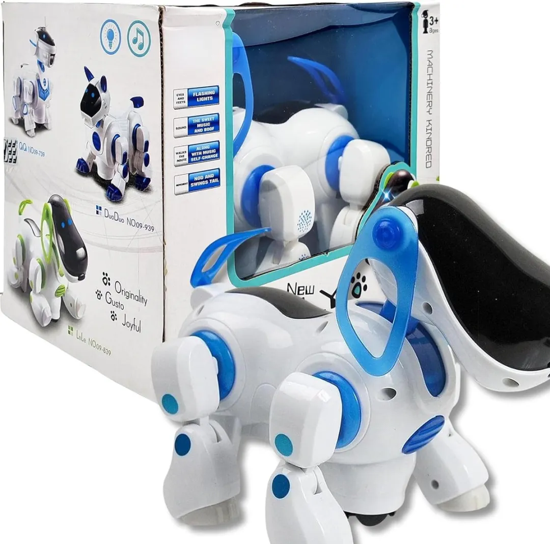 YJ Toys LeLe Robot Hond - Blaft & Maakt Muziek - 3x AA