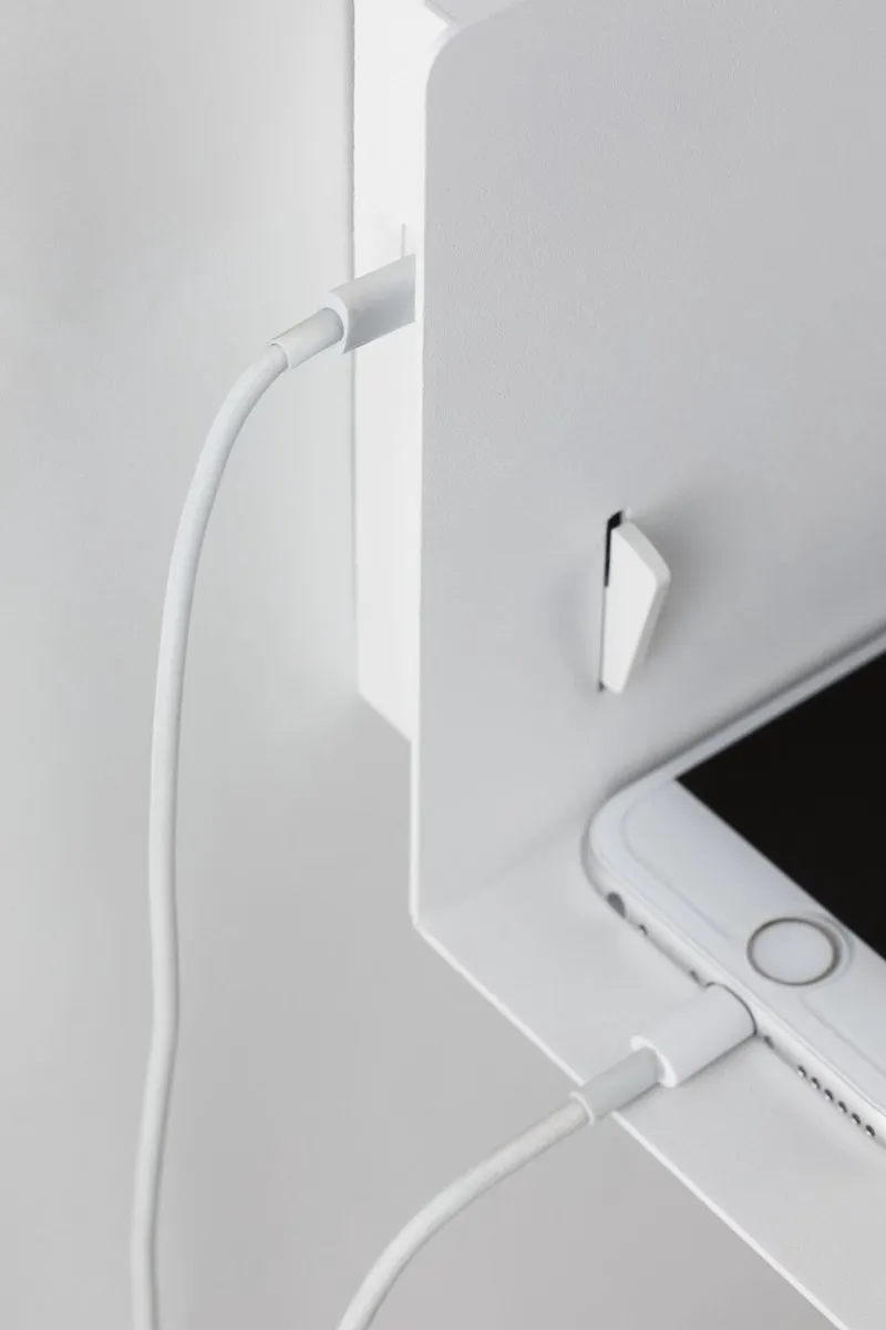 Paulmann Devara Wandlamp USB-C E27 400lm 3000K - Wit mat - afbeelding 6 van 6