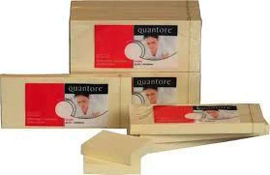 Quantore Memoblok 38x51mm Geel - 120 Stuks