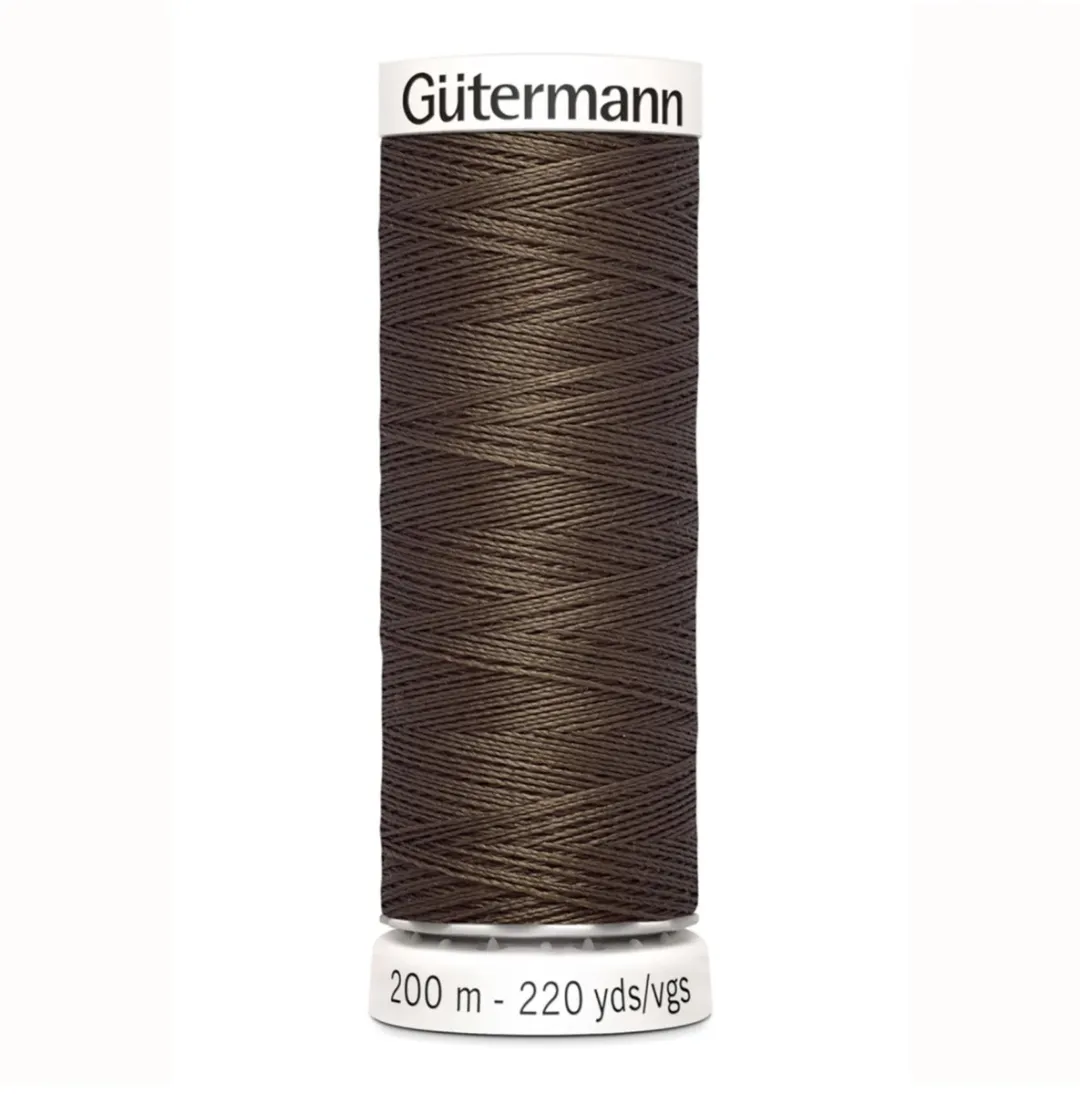 Gutermann Polyester Naaigaren 200m - Bruin