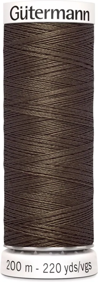 Gutermann Polyester Naaigaren 200m - Bruin