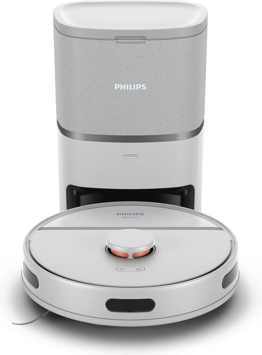 Philips HomeRun Aqua 3000 XU3110/02 Robotstofzuiger - Dweilfunctie Wit