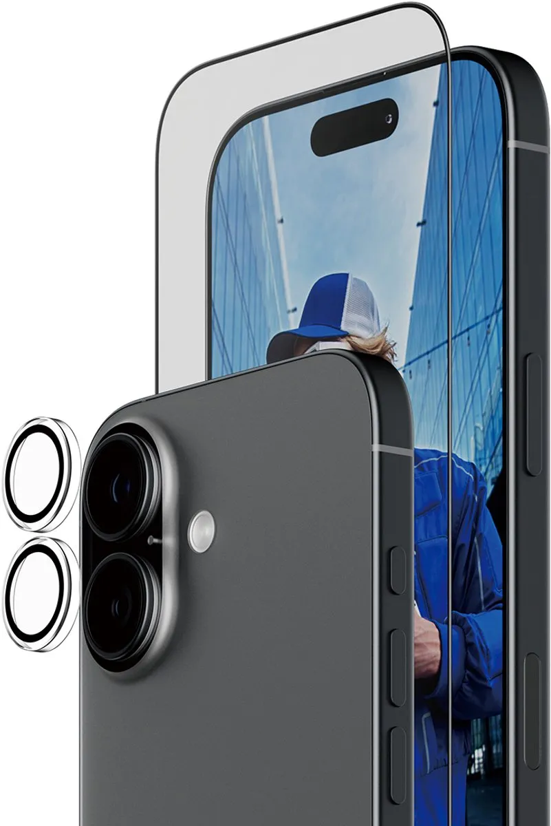PanzerGlass iPhone 17 2-in-1 Bundle - Doorzichtige scherm- en cameralensbeschermer