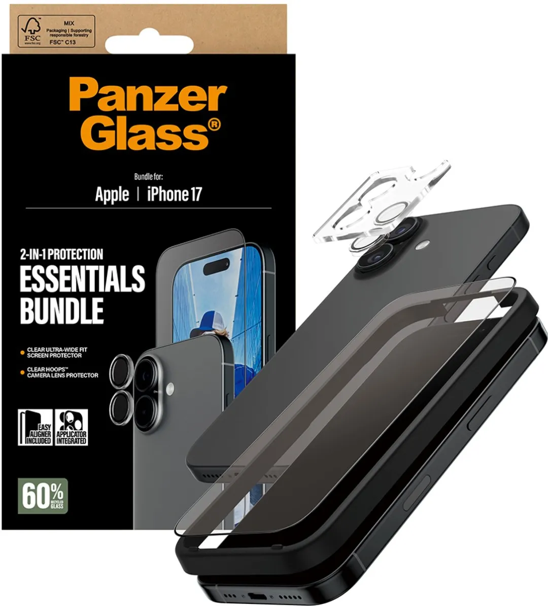 PanzerGlass iPhone 17 2-in-1 Bundle