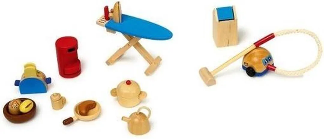 Goki Poppenhuis Keuken Accessoires - Multi