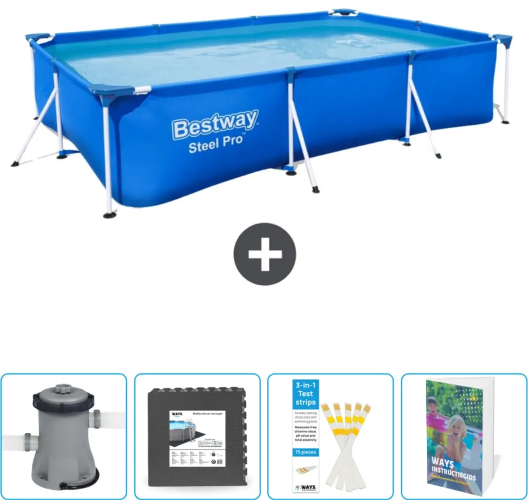 Bestway Steel Pro Zwembad 300x201x66cm
