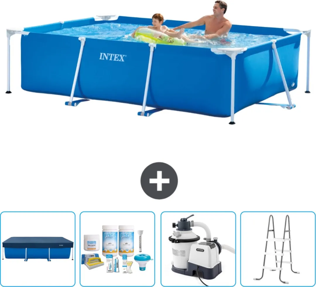 Intex Rechthoekig Frame Zwembad 260x160cm