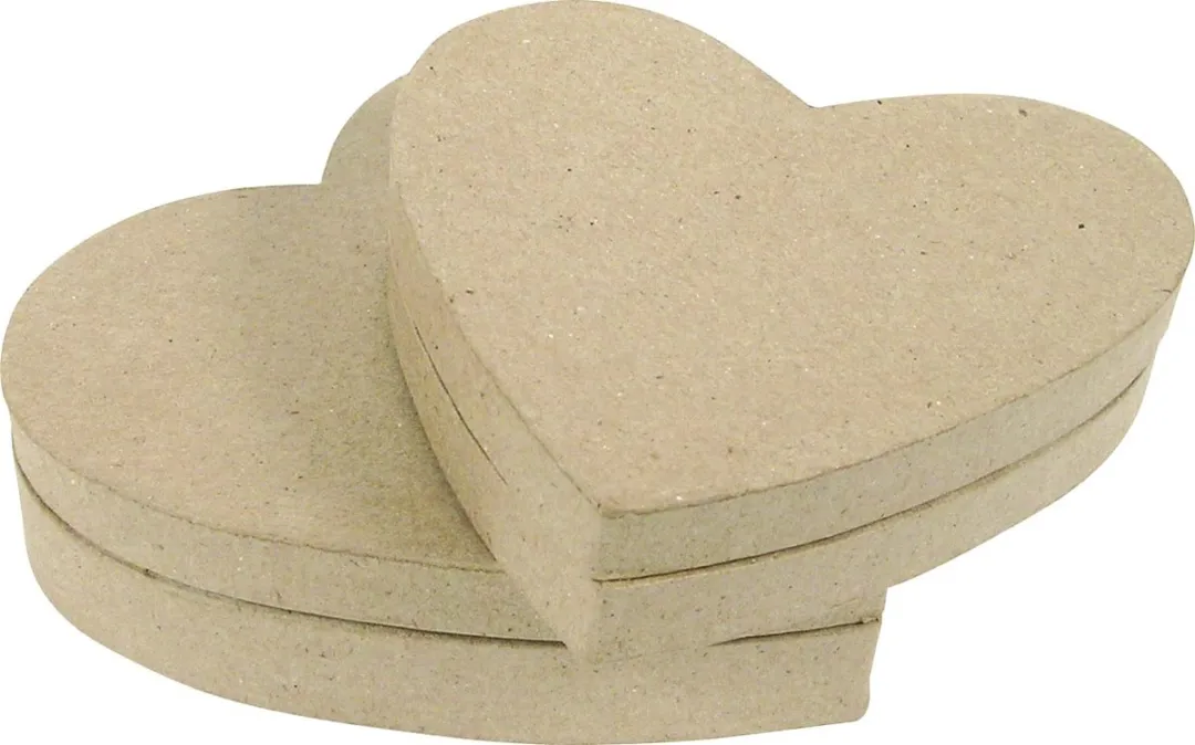 Decopatch Doos Papier-Maché XS Hart