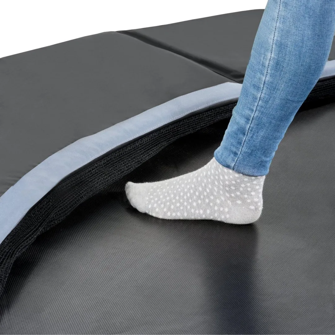 EXIT Dynamic Groundlevel Trampoline Ø427cm - Zwart