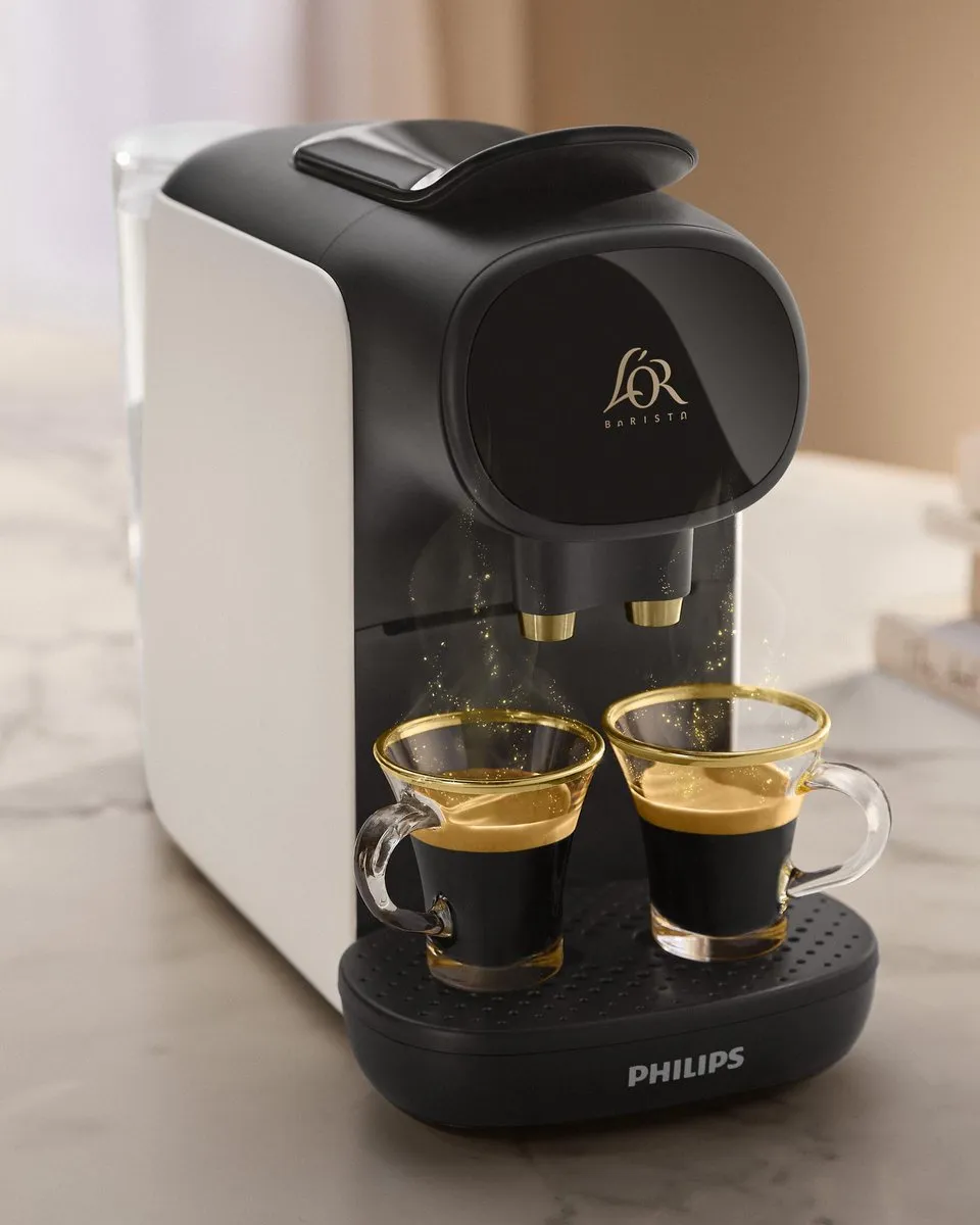Philips L'Or Barista LM9012/00 Koffiecupmachine - Zwart/Wit