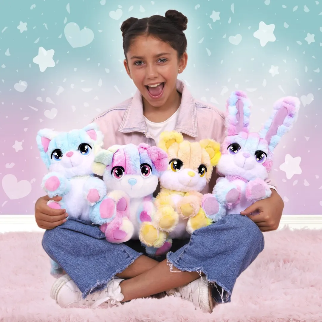 Imc Toys Cotton Cuties Bunny Geurende Suikerspin Knuffel 30cm - Multikleur